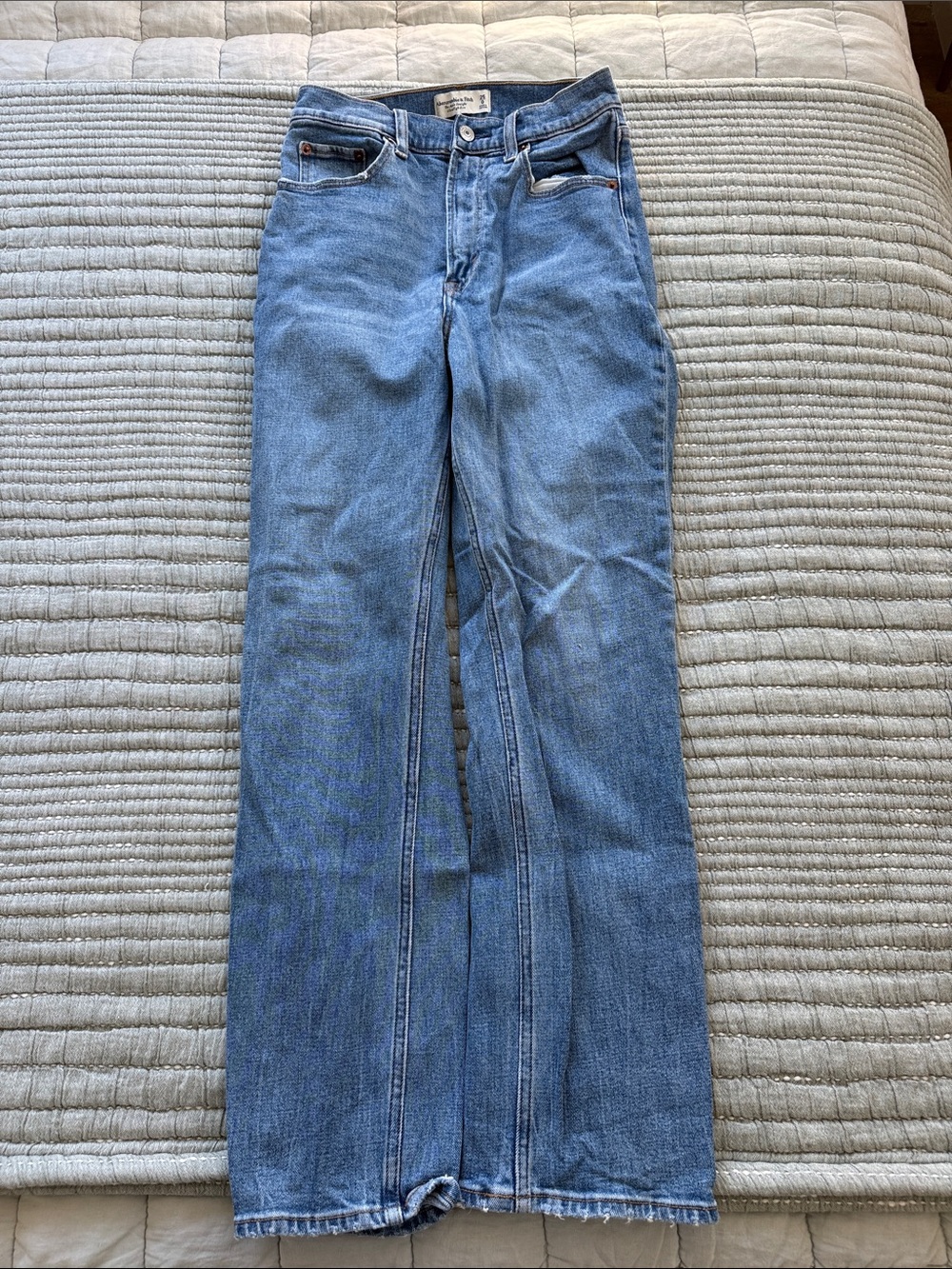 Classic High-Rise Straight Leg Jeans